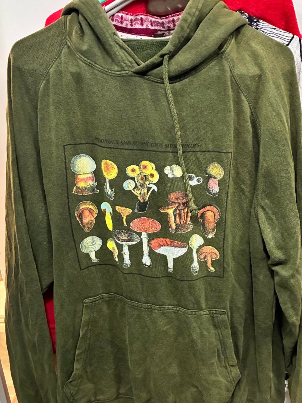 Mushroom Species Relaxed Fit Hoodie Sweatshirt